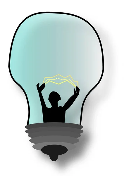 Idea bulb image — Stock Photo, Image