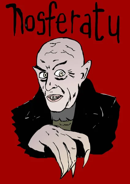 Busto Imagen Vampiro Nosferatu — Foto de Stock