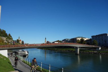Avusturya Salzburg city. 