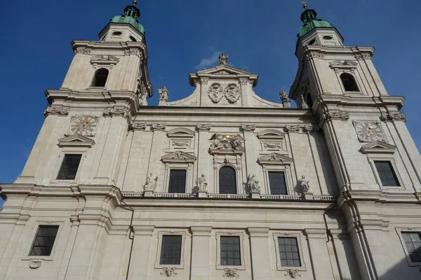 Ciudad Salzburgo Austria Catedral — Foto de Stock