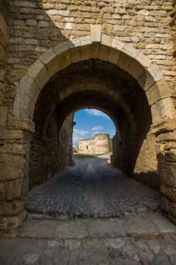 Akkerman kalesi, güzel manzaralı antik bir kale.