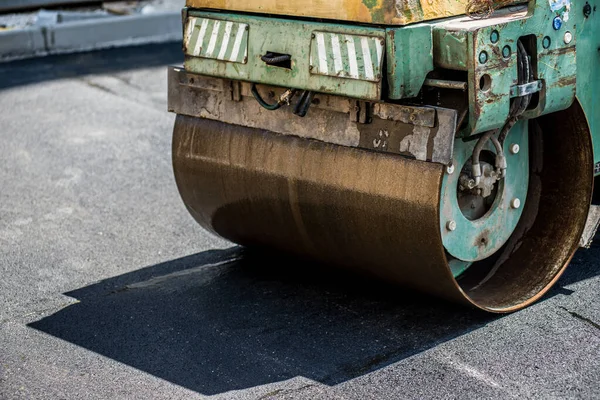 Asphalt Lay New Workers Tools — Stock Photo, Image