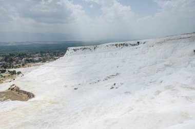 Türkiye Pamukkale, Photoshop 'suz haliyle ayrıntılı ve manzaralı