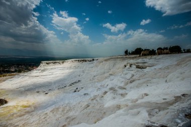 Türkiye Pamukkale, Photoshop 'suz haliyle ayrıntılı ve manzaralı