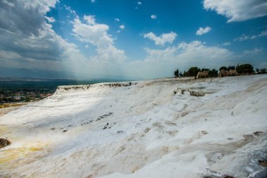 Türkiye Pamukkale, Photoshop 'suz haliyle ayrıntılı ve manzaralı