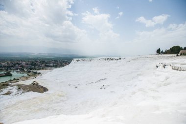 Türkiye Pamukkale, Photoshop 'suz haliyle ayrıntılı ve manzaralı