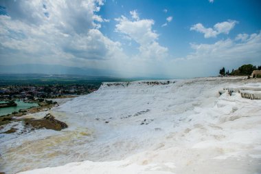 Türkiye Pamukkale, Photoshop 'suz haliyle ayrıntılı ve manzaralı