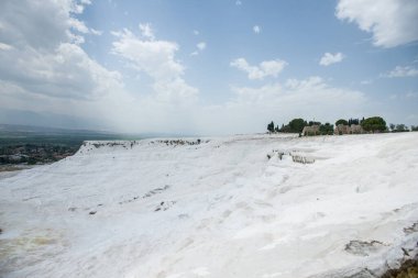Türkiye Pamukkale, Photoshop 'suz haliyle ayrıntılı ve manzaralı