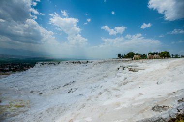 Türkiye Pamukkale, Photoshop 'suz haliyle ayrıntılı ve manzaralı