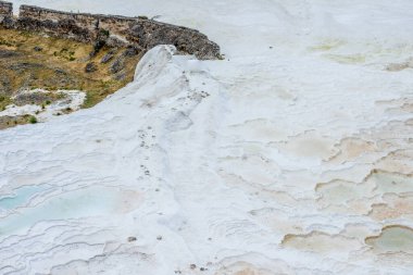 Türkiye Pamukkale, Photoshop 'suz haliyle ayrıntılı ve manzaralı