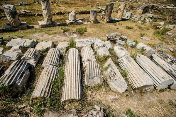 Hierapolis Ősi Színház Egész Világ Ősi Világ Kövek — Stock Fotó