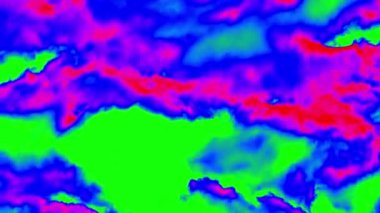 Loopable: Psychedelic bulutlar / yüzer boya / renkli duman