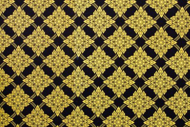 Duvarı tapınak Tayland Tayland çizgili desen.