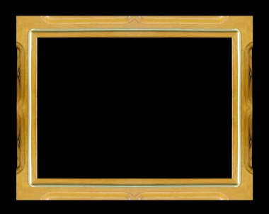 Eski antika kare göl kenarında siyah arka plan üzerine