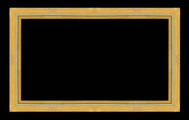 Eski antika kare göl kenarında siyah arka plan üzerine