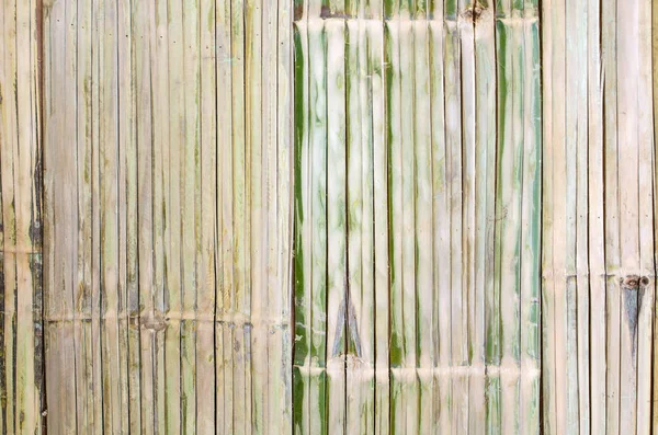 Textura de pared de bambú viejo natural y fondo — Foto de Stock