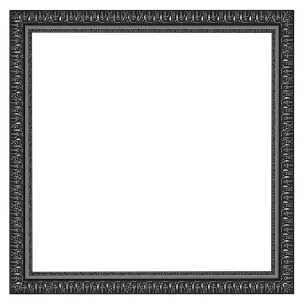 Old antique frame isolated on white background — Stock Photo, Image