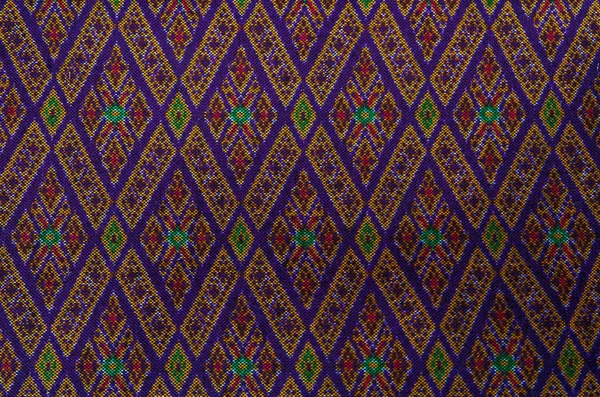 Традиционные узоры ткани саронга в Таиланде — стоковое фото
