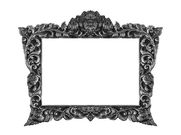 Beyaz arka plan üzerinde izole antika resim çerçevesi