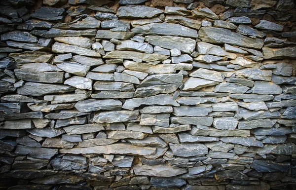 Deel Van Een Stenen Muur Voor Achtergrond Textuur — Stockfoto
