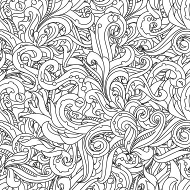 deli sorunsuz yaz desen. deli bahar desen, vektör arka plan.