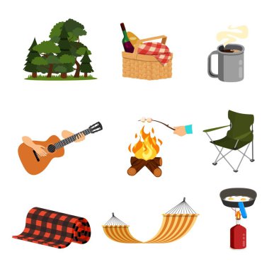 Piknik partisi, barbekü, ızgara, piknik