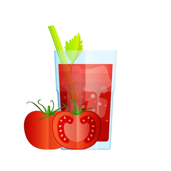 Harina de tomate semillas redondas vitamina vegana dulce — Vector de stock