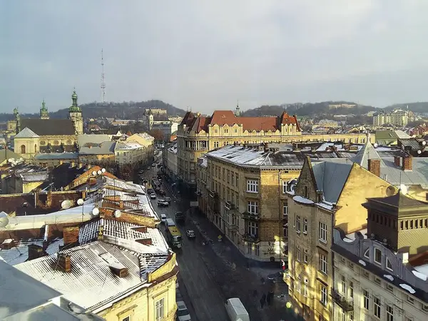 Lviv şehri, eski merkez, Ukrayna.