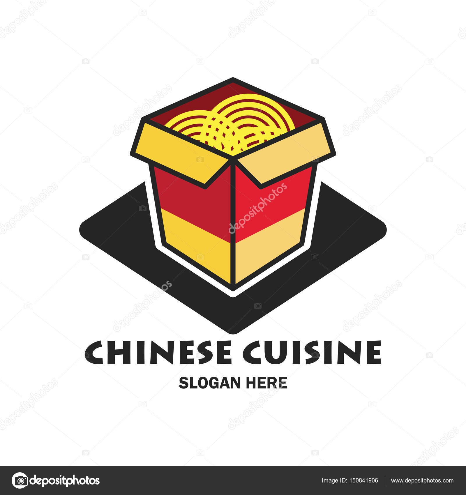 Chinese restaurant / chinese food logo with text space for your slogan ...