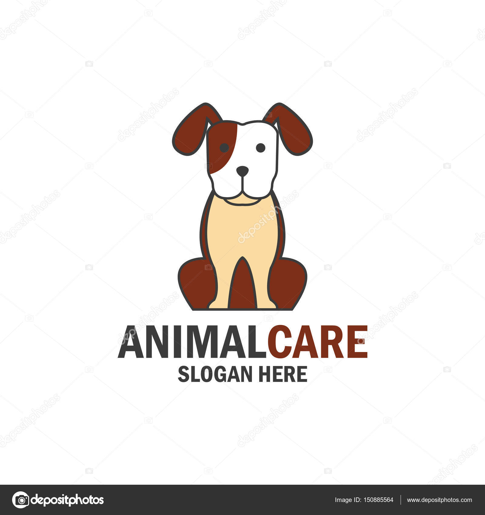 Pets shop, pets care, pets lover logo with text space for your slogan /  tagline, vector illustration Stock Vector Image by ©engabito #150885564