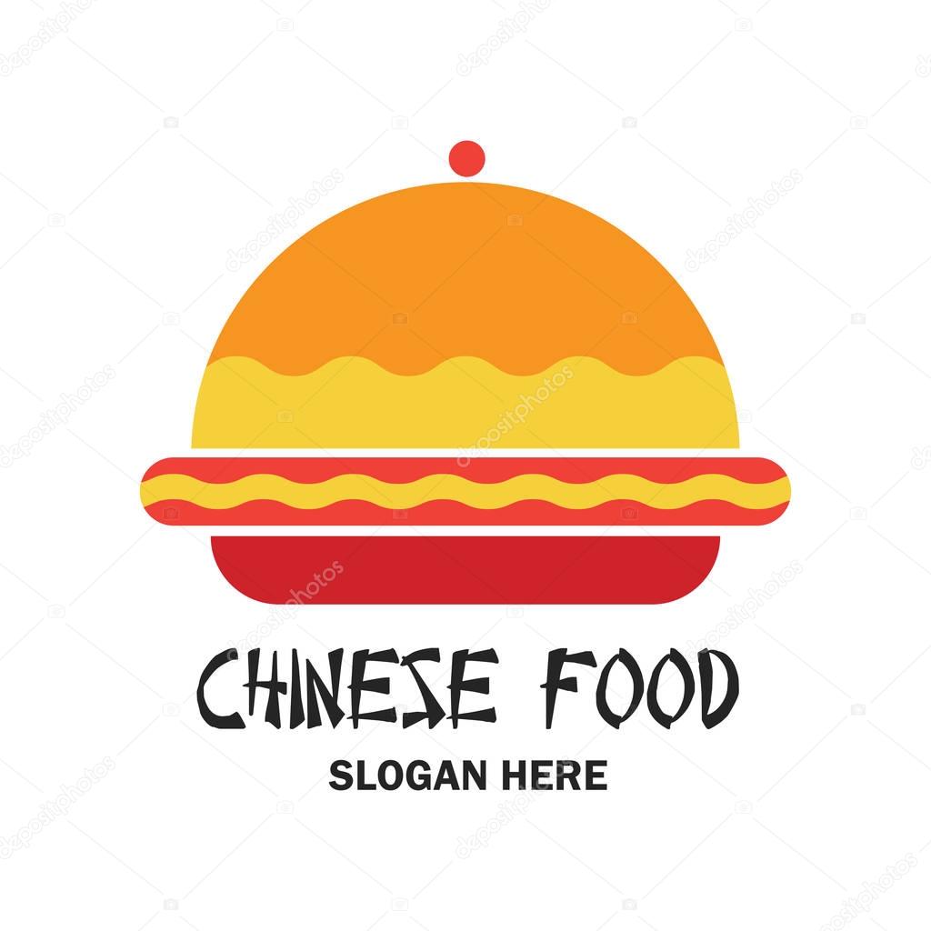 chinese restaurant / chinese food logo with text space for your slogan