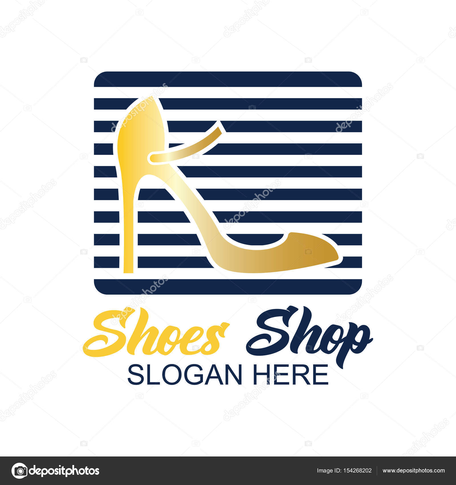 Ruimte Uw Voor Tekst WinkelWinkel Logo Met Schoenen uTlOZwiPkX