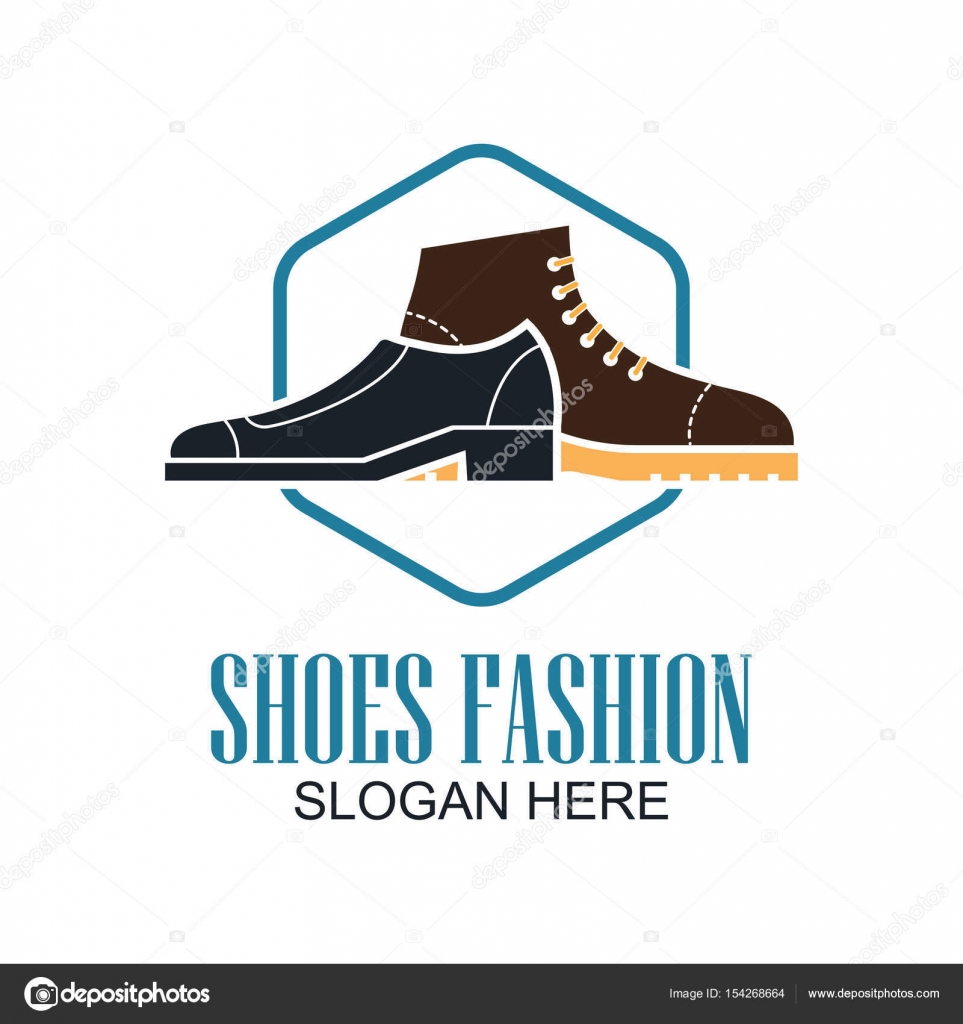 Shoes store, shoes shop logo with text space for your slogan / tag line ...