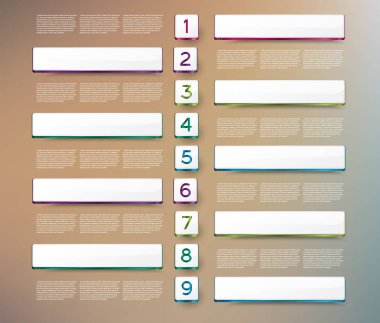 Infographics zaman çizelgesi tasarım şablonu.