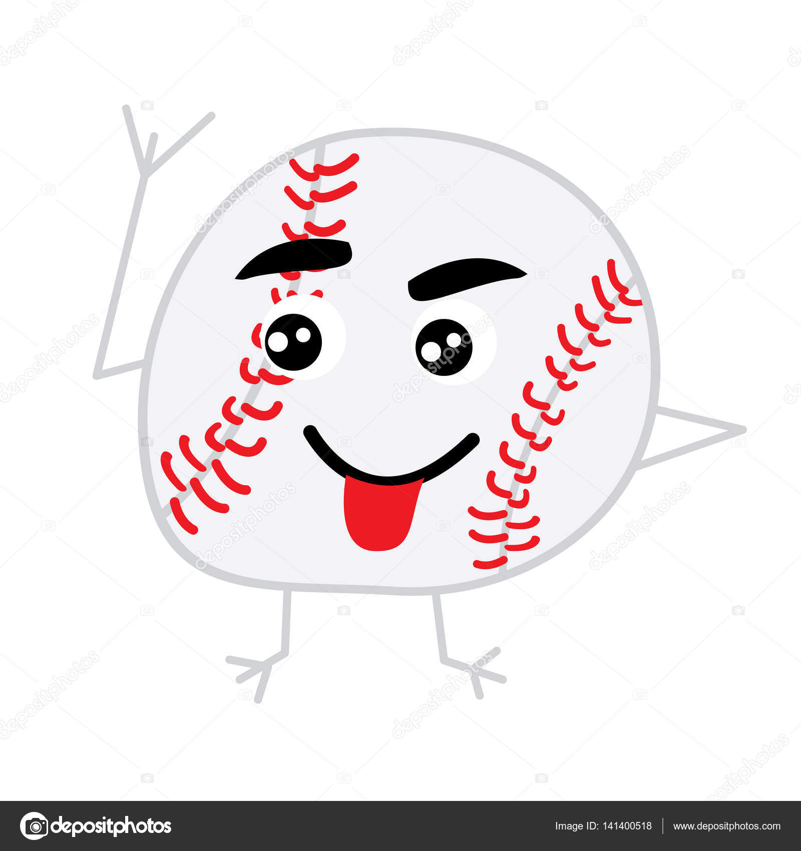 動物画像無料 新鮮なかわいい 野球 ボール イラスト