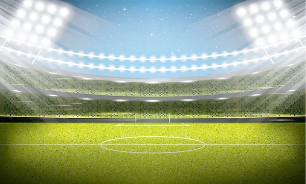 Stade de football. Football Arena . — Image vectorielle