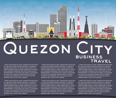 İstanbul Şehir Filipinler manzarası gri binalar, gökyüzü mavi bir