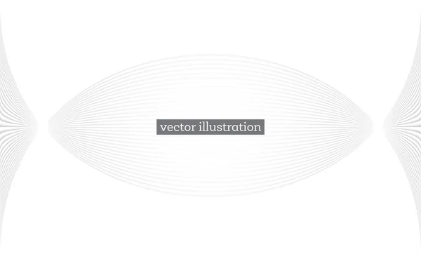 Weißer geometrischer Hintergrund mit Linien. — Stockvektor