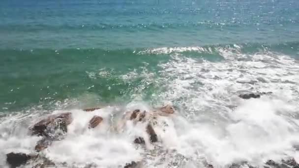 Sardynia Włochy Plaża Cala Monte Turno — Wideo stockowe