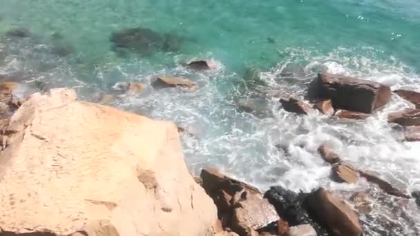 Sardinien Landskap Italien Cala Monte Turno Berg Monte Turno — Stockvideo