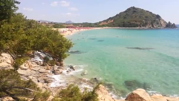Sardaigne. Italie. Cala Monte Turno Beach. Montagne Monte Turno .