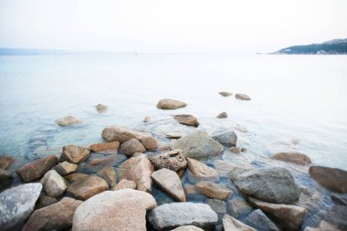 Rocks and Sea on Sardinia Island. 