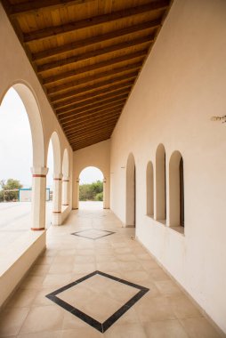 Protaras. Cyprus - October 9, 2018: Chapel of St. Andreas Paramount Protaras on Cyprus.