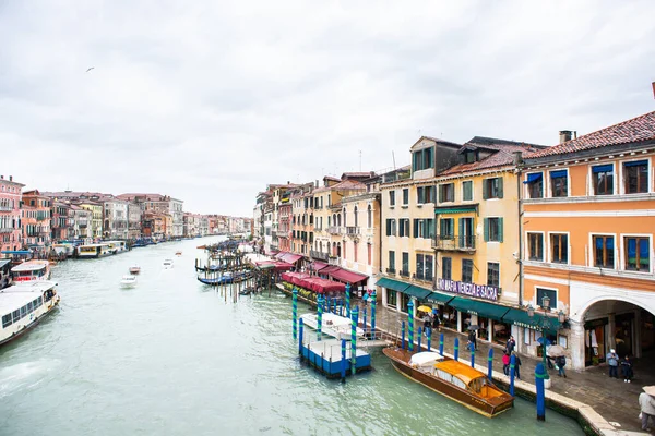 Venecia Italia Mayo 2019 Vista Desde Puente Rialto Hasta Gran — Foto de Stock