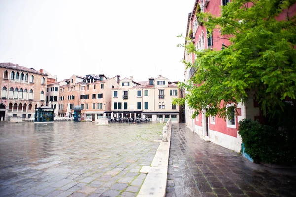 Venedik Talya Mayıs 2019 Venedik Talya Campo Sant Anzolo Meydanı — Stok fotoğraf