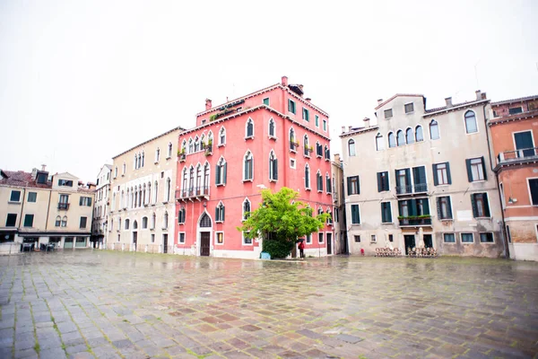 Venecia Italia Mayo 2019 Venecia Italia Plaza Campo Sant Anzolo — Foto de Stock