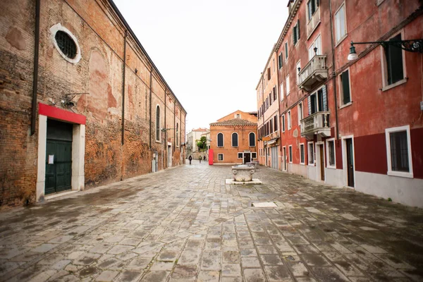 Campo Tana Venecia Italia Calle Con Edificios Antiguos — Foto de Stock