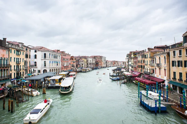 Venecia Italia Mayo 2019 Vista Desde Puente Rialto Hasta Gran — Foto de Stock