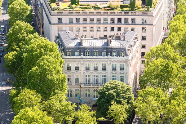 Párizs Franciaország Május 2019 Old Building Avenue Des Champs Elysees — Stock Fotó