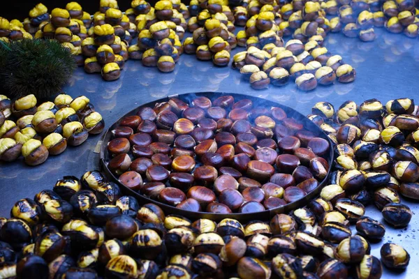 Chestnut kebab — Stock Photo, Image